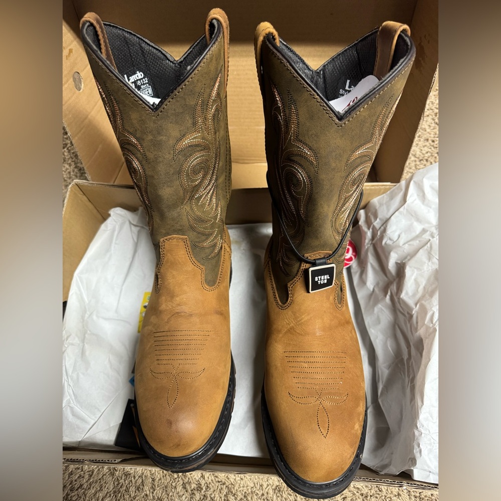 Laredo Brown Western Boots